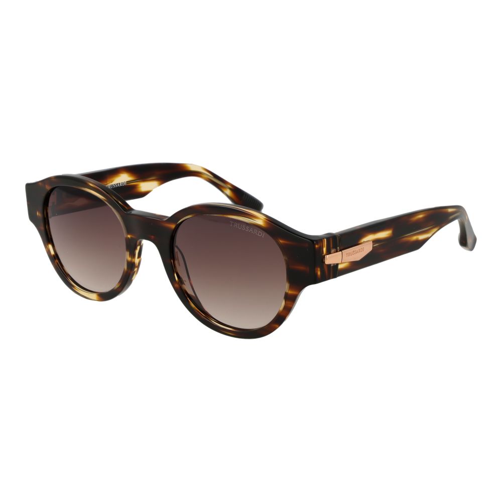 Trussardi Brown Acetate Sunglasses
