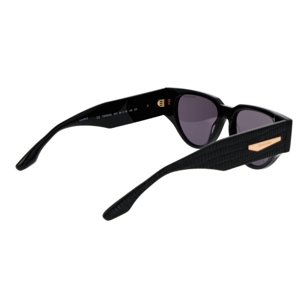 Trussardi Black Acetate Sunglasses