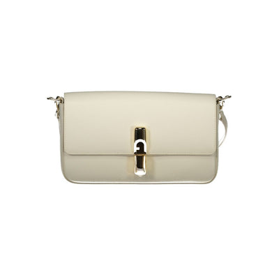 Furla Bianco Pelle Women Handbag
