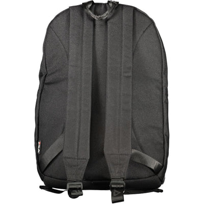 Fila Black Polyester Men Backpack