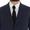 Dolce & Gabbana Blue Cotton Stretch Casual Blazer