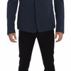 Dolce & Gabbana Blue Cotton Stretch Casual Blazer
