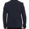 Dolce & Gabbana Blue Cotton Stretch Casual Blazer