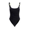 Versace Black Polyamide One-Piece Swimsuit